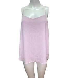 LOFT Light Purple Lavendar Chiffon Sleeveless Dressy Blouse M